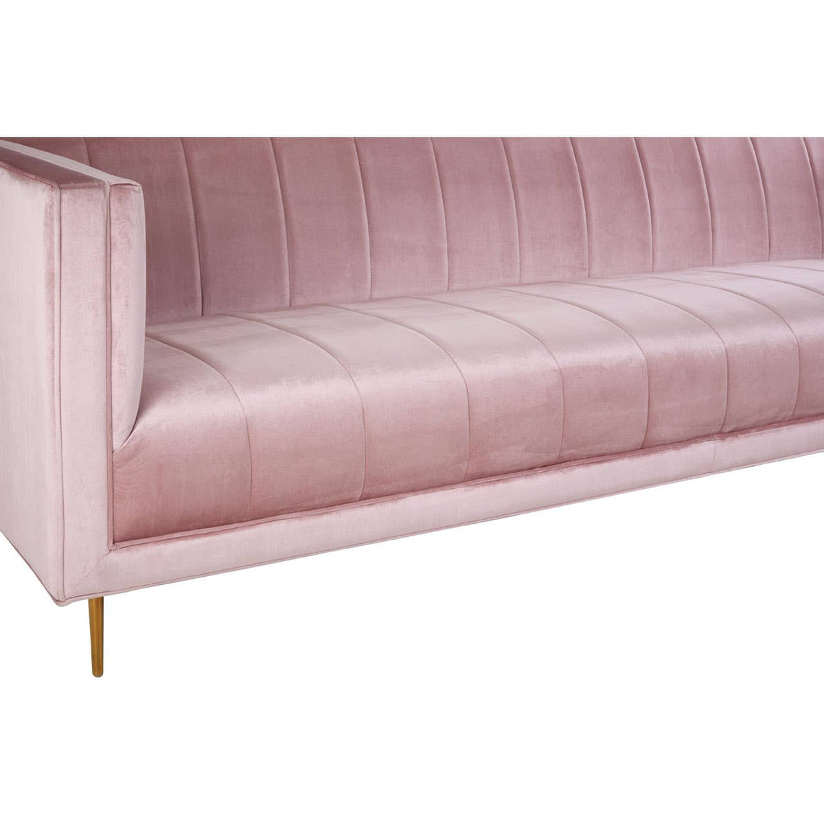 Otylia 3 Seat Pink Sofa.