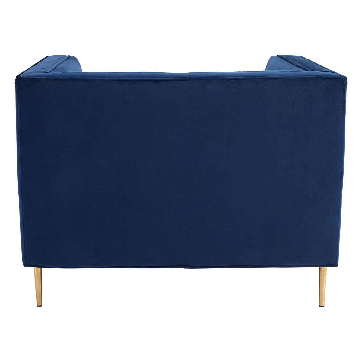 Otylia Deep Blue Velvet Armchair.
