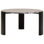 Noosa & Co. Living Palermo Round Black Marble Top Large Coffee Table House of Isabella UK