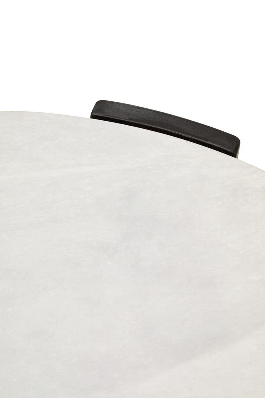 Noosa & Co. Living Palermo Round White Marble Top Large Coffee Table House of Isabella UK