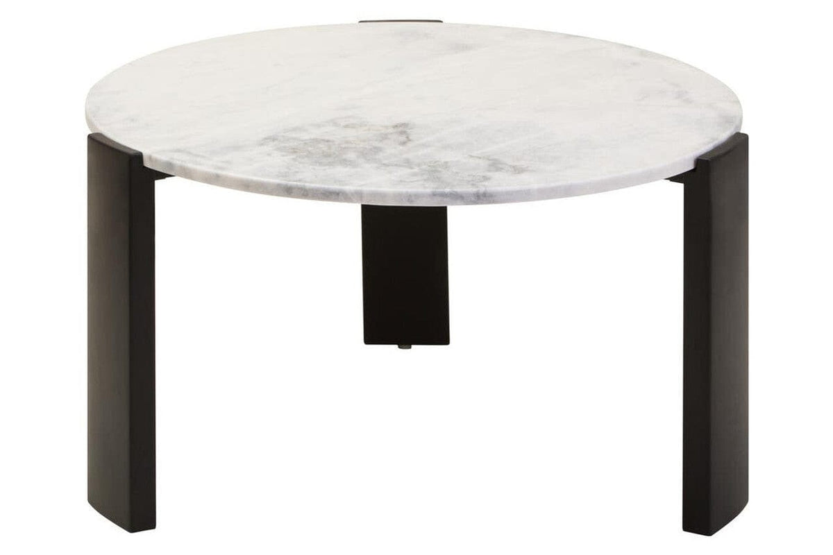 Noosa & Co. Living Palermo Round White Marble Top Large Coffee Table House of Isabella UK