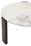 Noosa & Co. Living Palermo Round White Marble Top Large Coffee Table House of Isabella UK