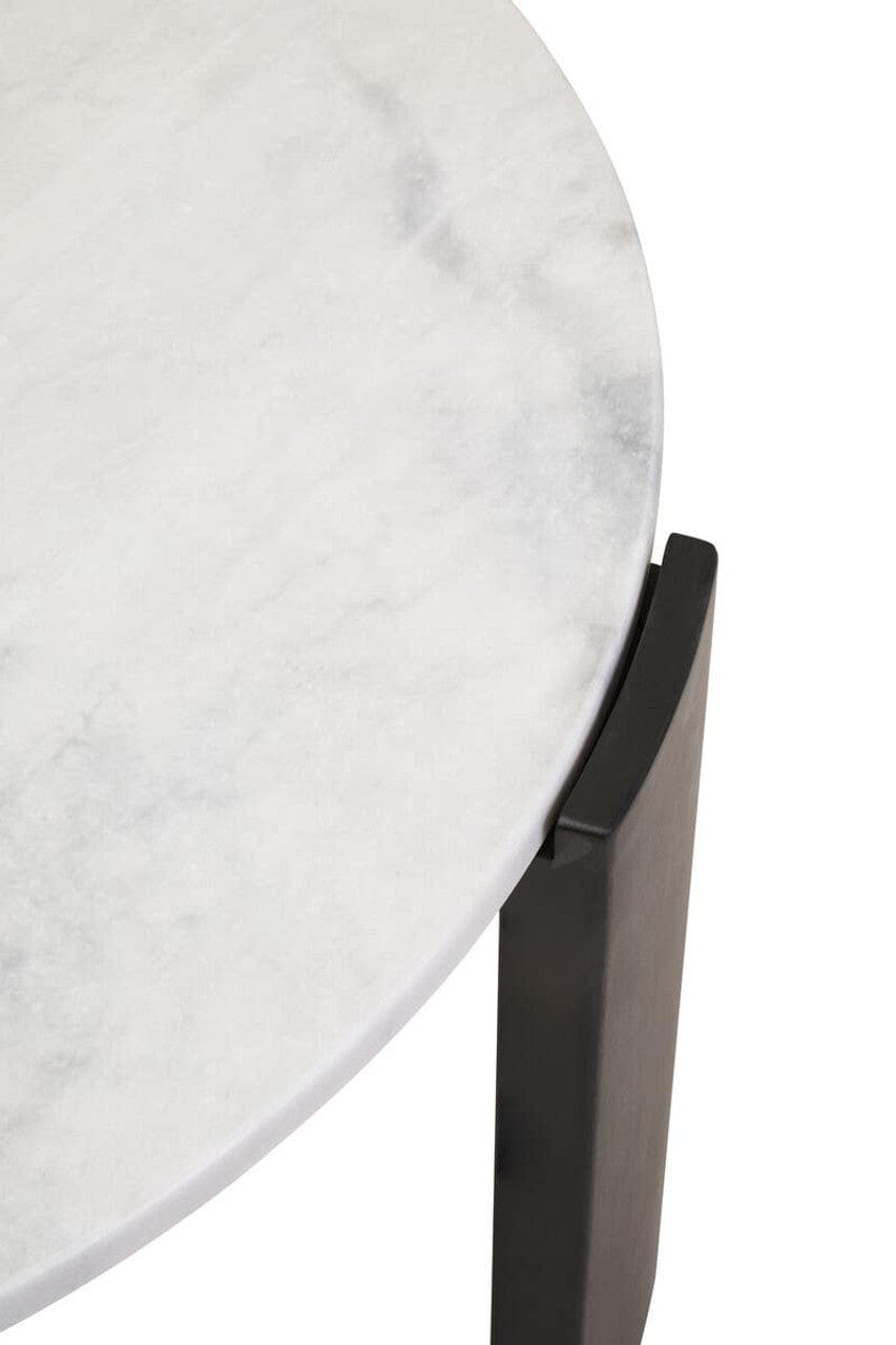 Noosa & Co. Living Palermo Round White Marble Top Large Coffee Table House of Isabella UK