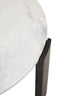 Noosa & Co. Living Palermo Round White Marble Top Large Coffee Table House of Isabella UK
