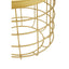 Pali Gold Iron Round Side Table.