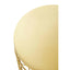 Pali Gold Iron Round Side Table.