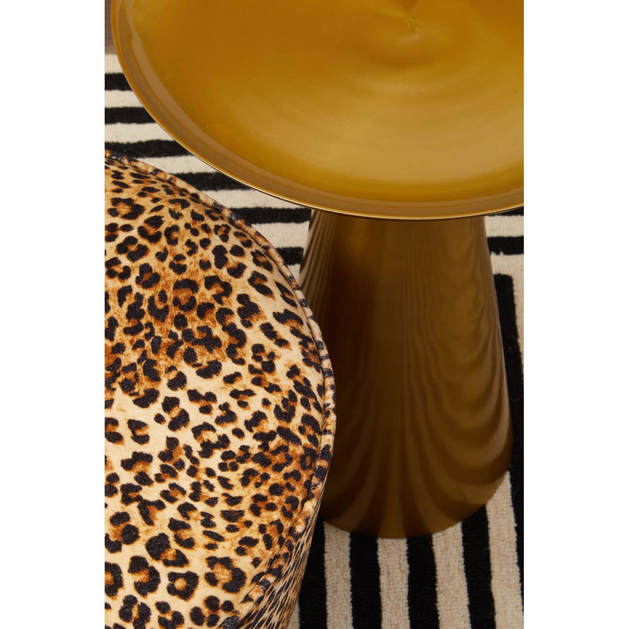 Noosa & Co. Living Pali Gold Round Side Table House of Isabella UK