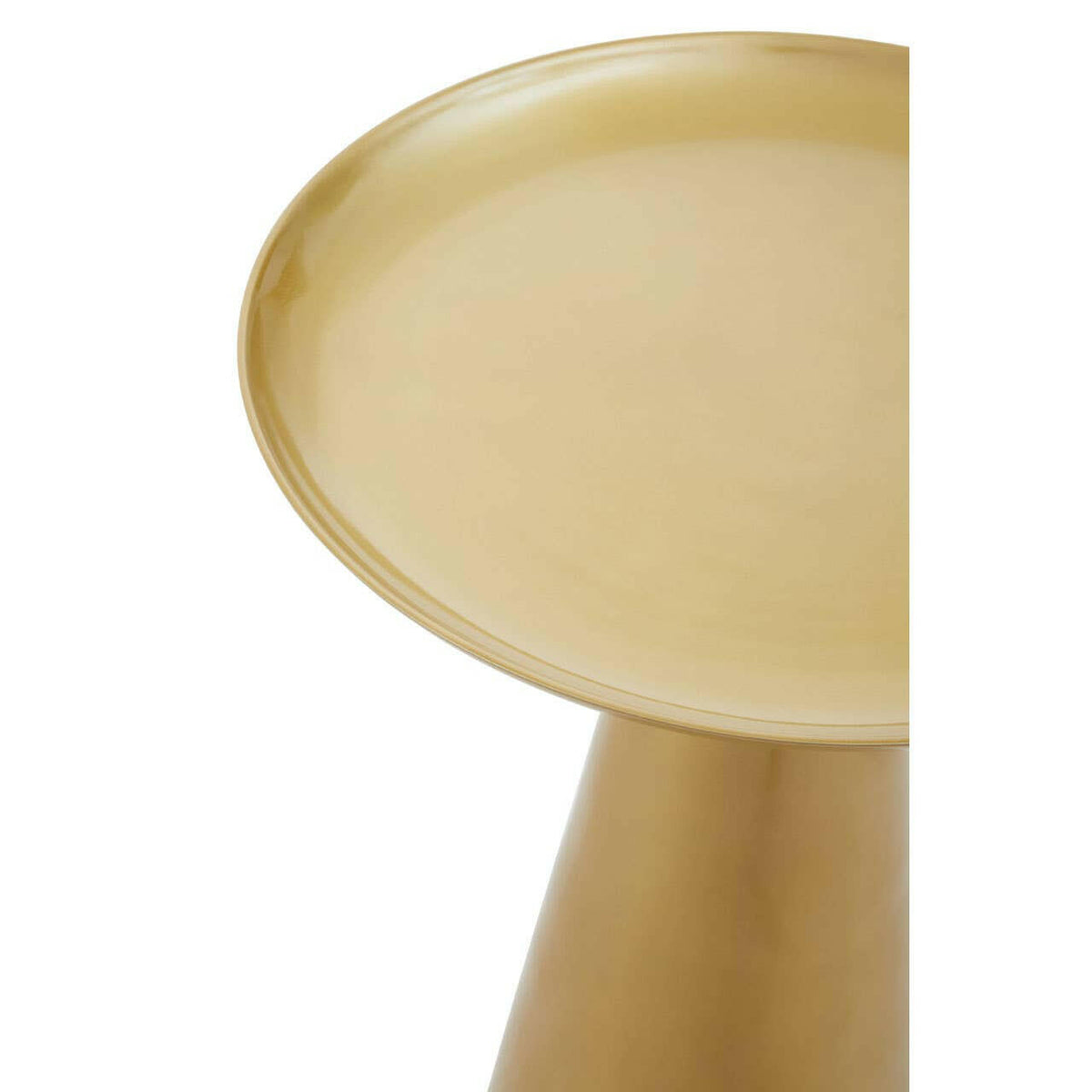 Pali Gold Round Side Table.