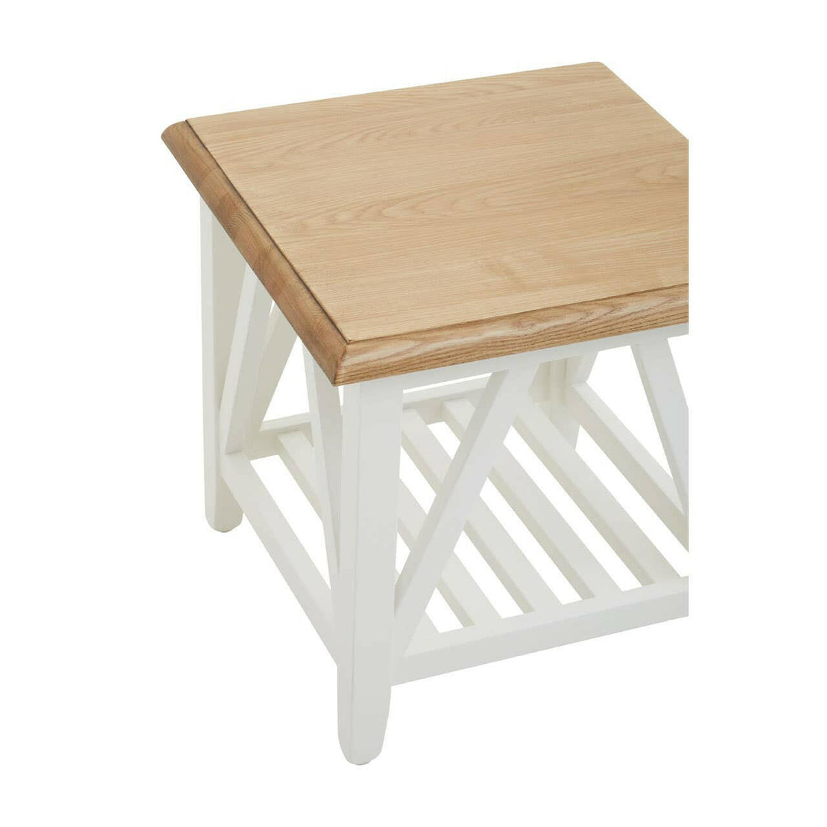 Parkside Natural Oak Side Table.