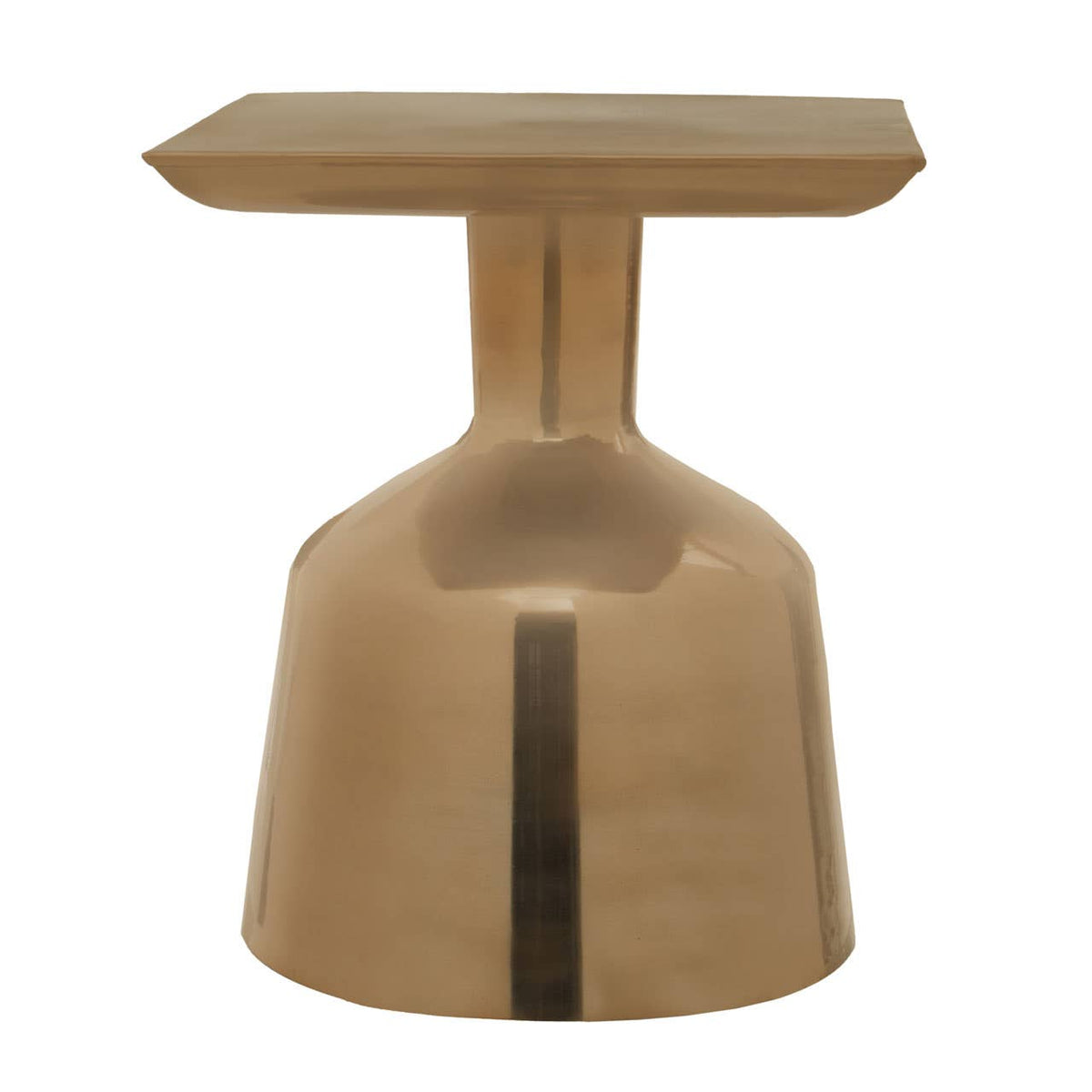 Pazo Gold Finish Side Table.