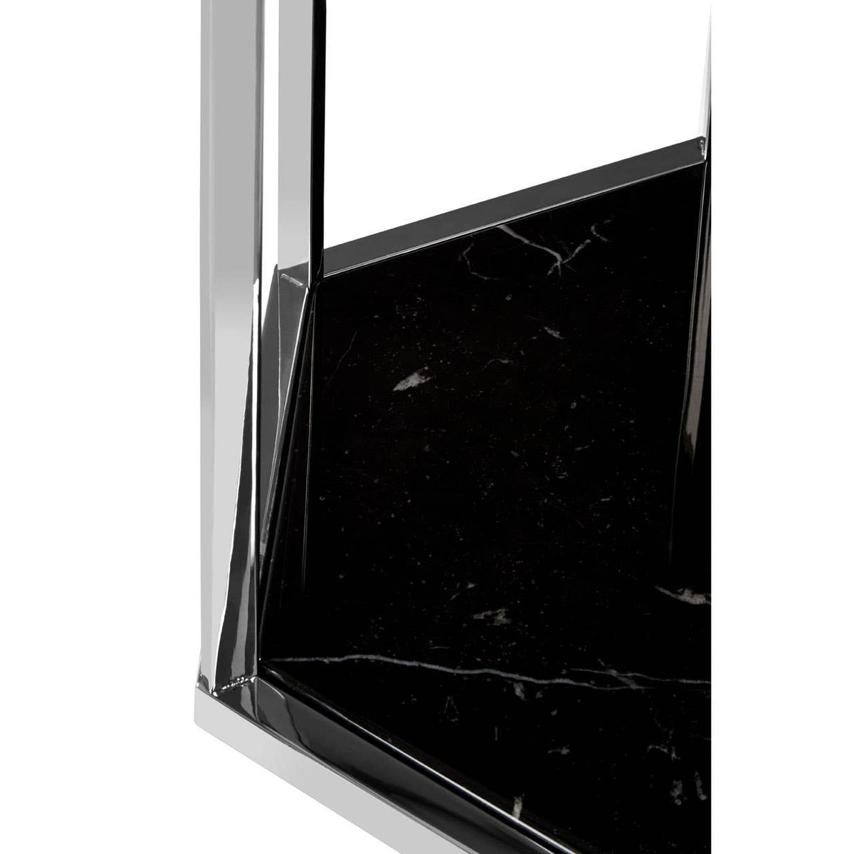 Piermount Black And Silver End Table.