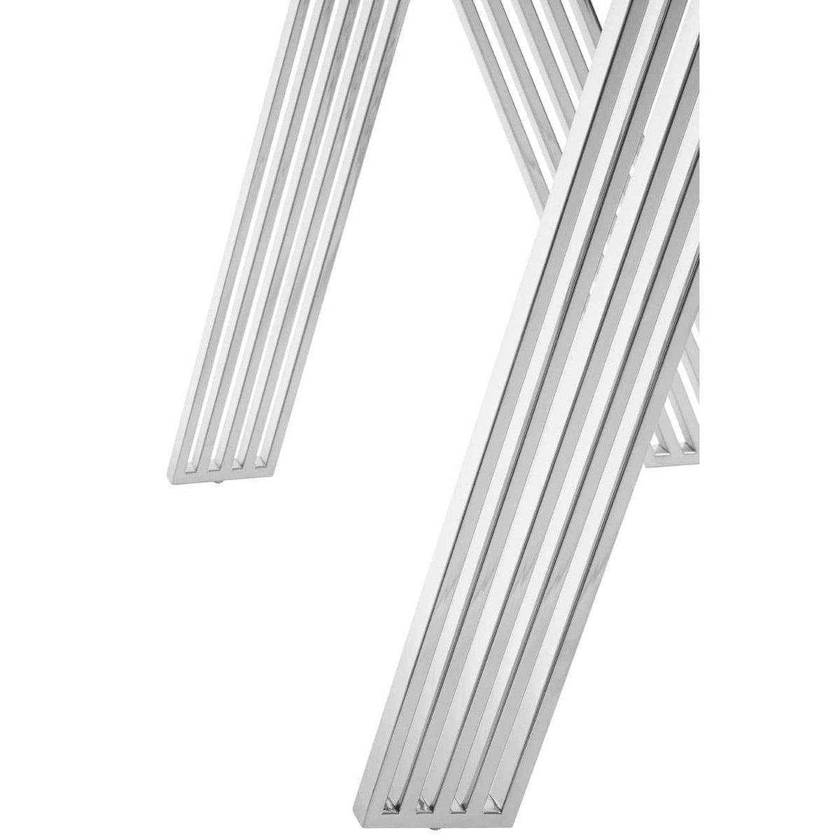 Noosa & Co. Living Piermount Clear Glass End Table House of Isabella UK