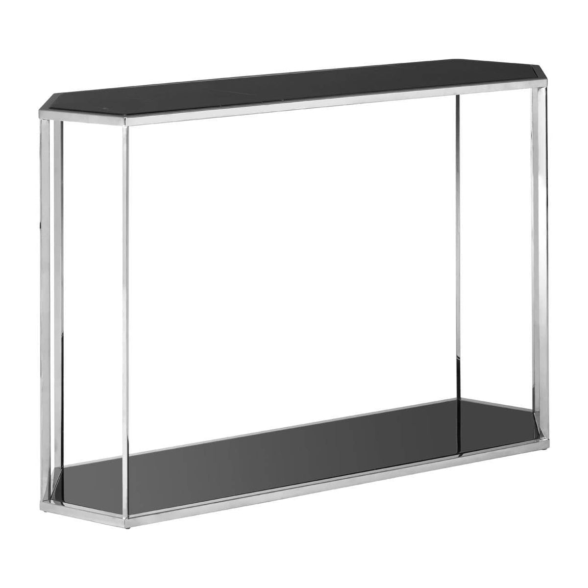 Piermount Silver Frame Console Table.