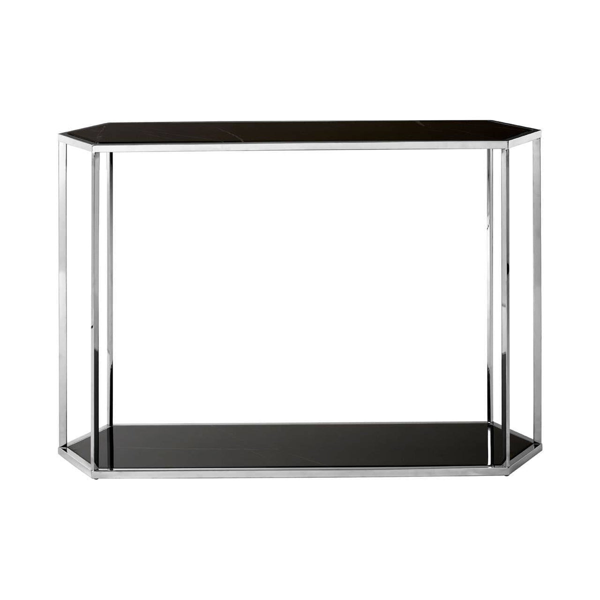 Piermount Silver Frame Console Table.