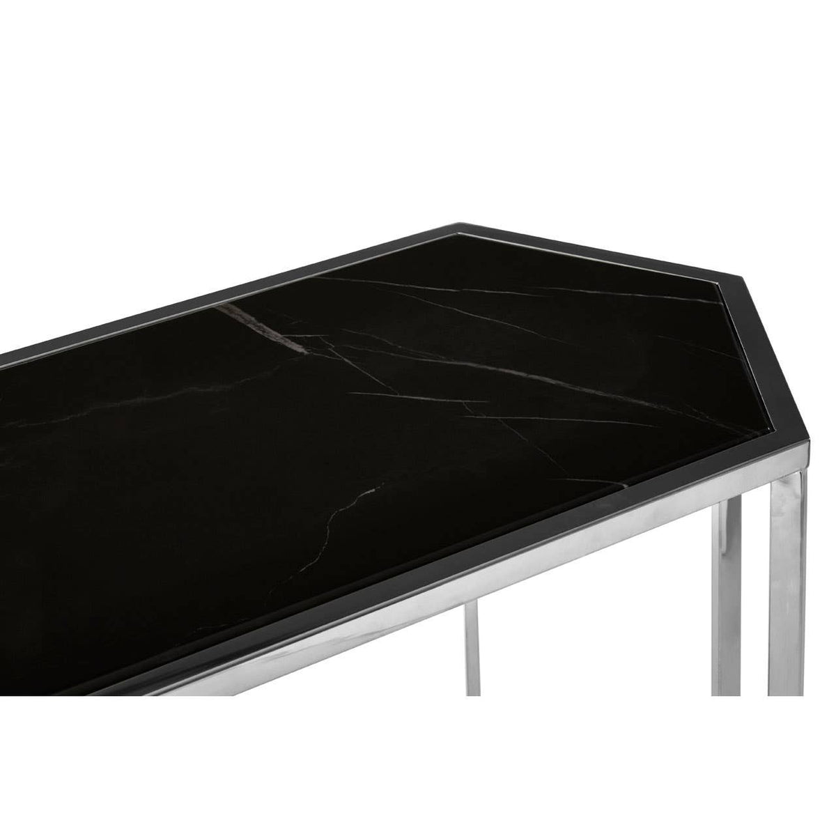 Piermount Silver Frame Console Table.