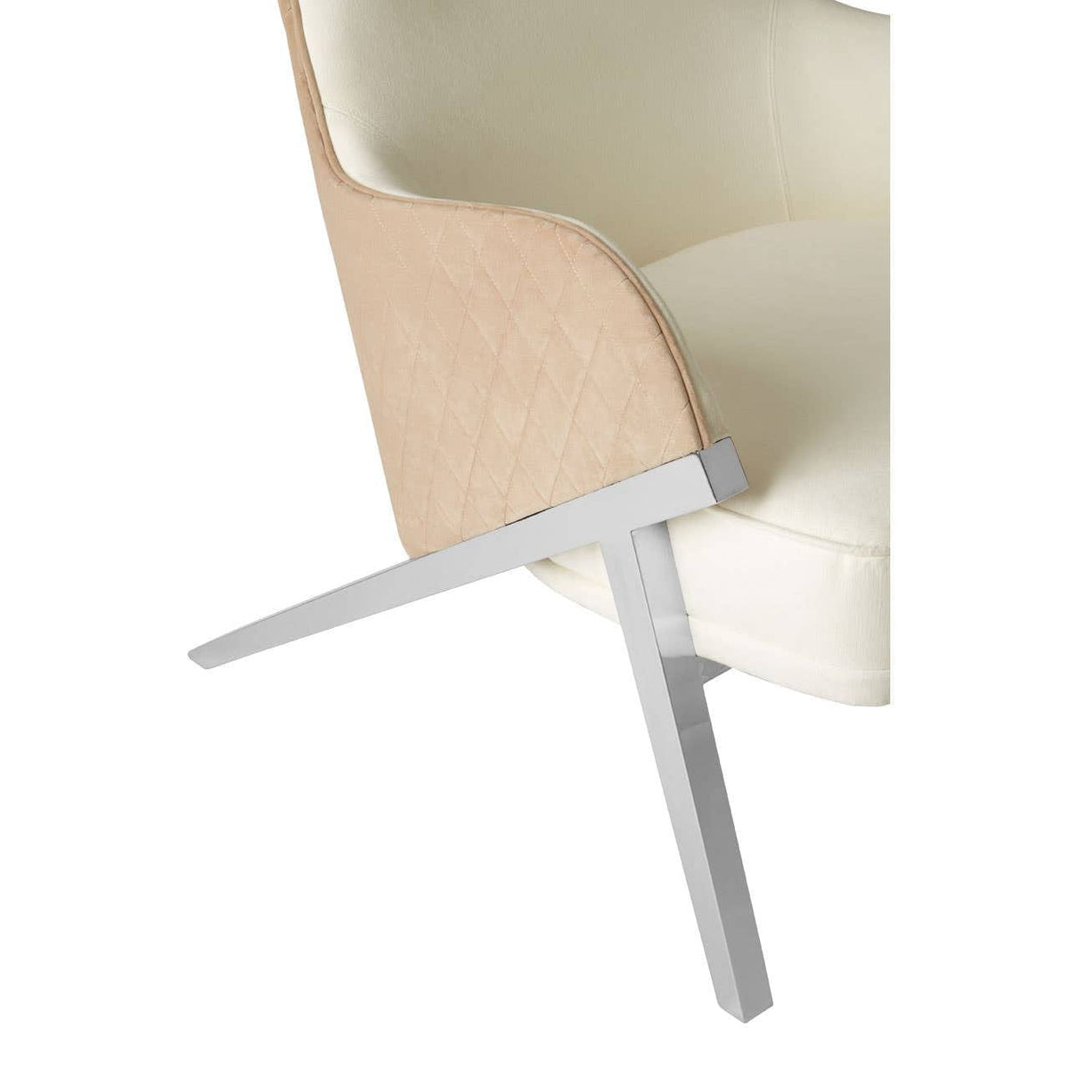 Noosa & Co. Living Piermount White Fabric Chair House of Isabella UK