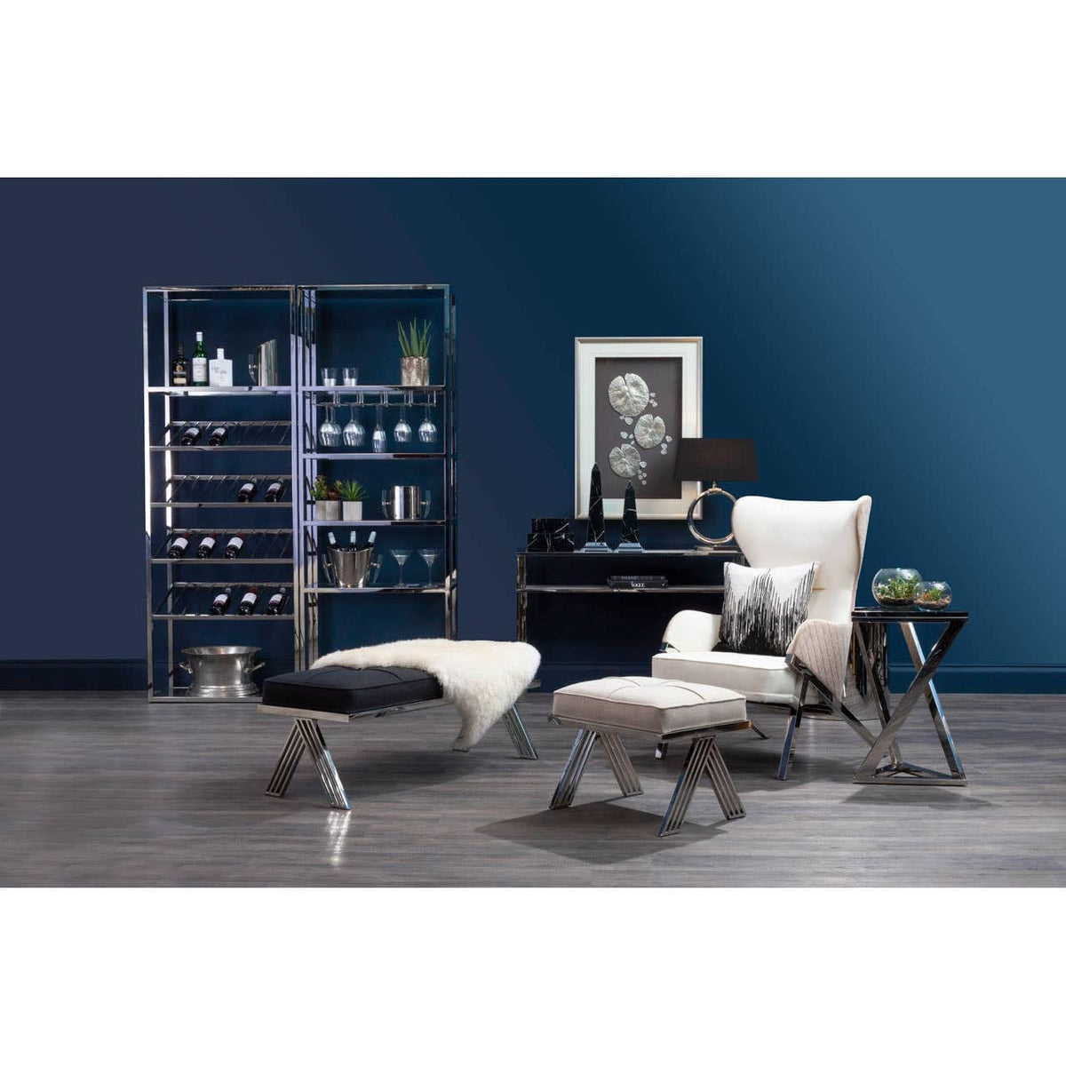 Noosa & Co. Living Piermount White Fabric Chair House of Isabella UK