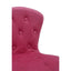 Pink Velvet Buttoned Home Office Chair.