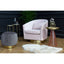 Noosa & Co. Living Plazoni Pink Velvet Chair with Gold Base House of Isabella UK