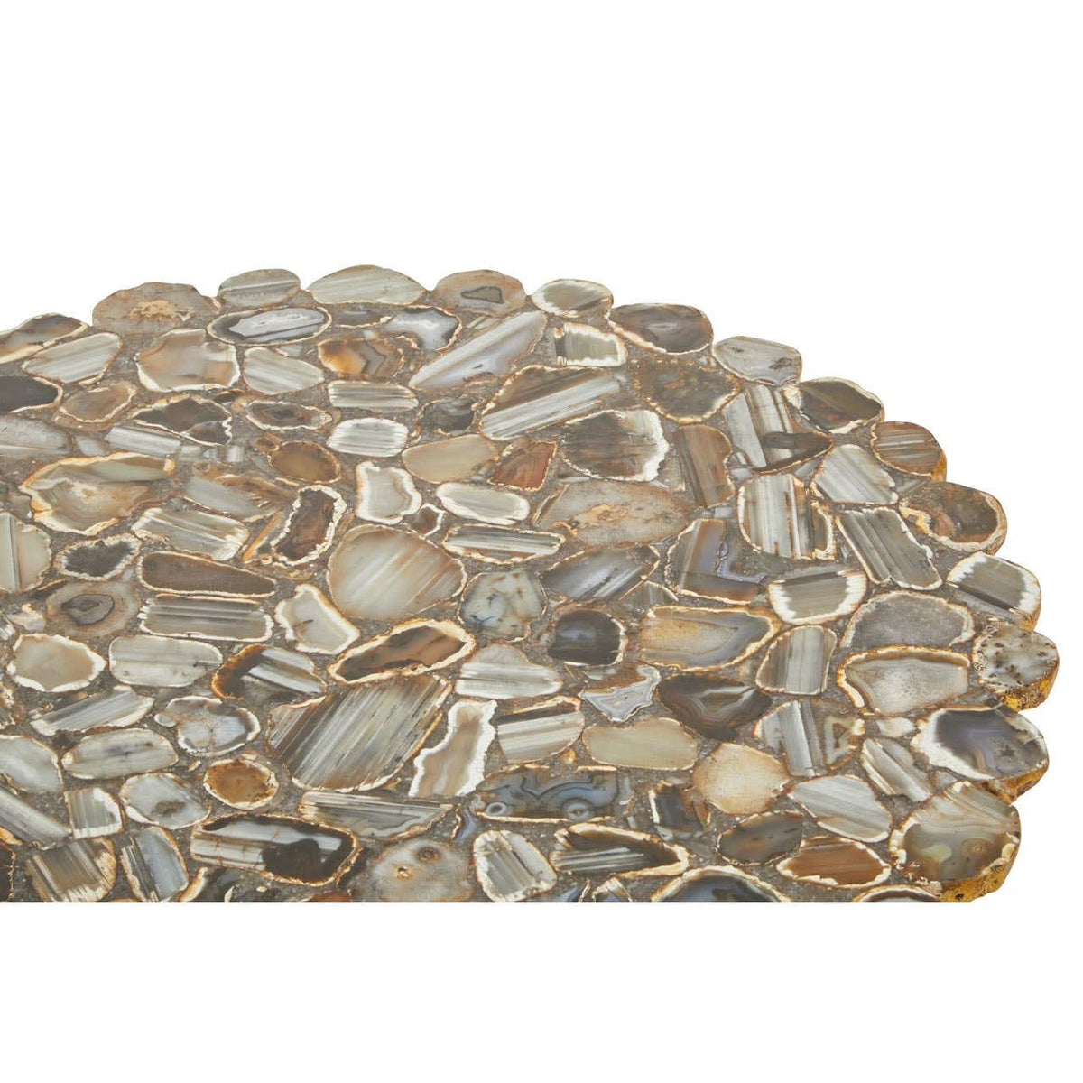 Noosa & Co. Living Rabia Agate Coffee Table With Cross Base House of Isabella UK