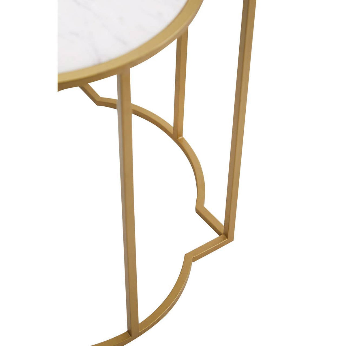 Rabia Set Of 2 Tables With Quatrefoil Top.