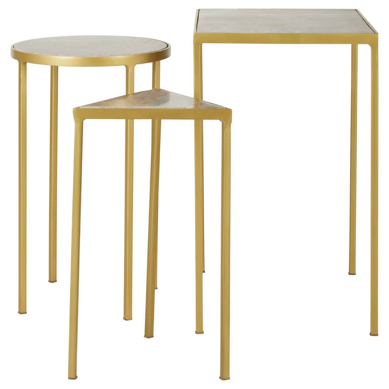 Noosa & Co. Living Rabia Set Of 3 Nesting Side Tables House of Isabella UK