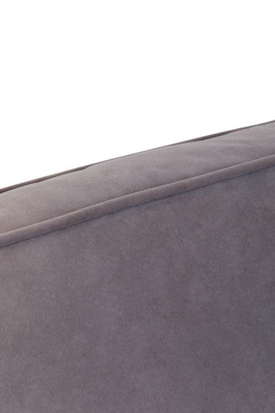 Noosa & Co. Living Ralph Three Seat Grey Velvet Chaise Sofa House of Isabella UK