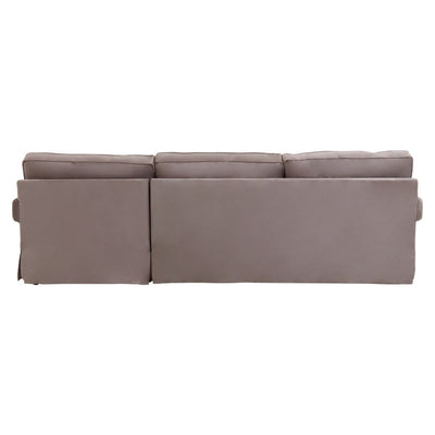 Noosa & Co. Living Ralph Three Seat Mink Velvet Chaise Sofa House of Isabella UK