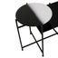 Ramus Two Tier Black And White Ombre Side Table.