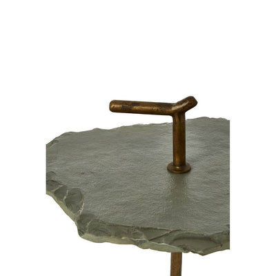 Noosa & Co. Living Rany Grey Stone Top Side Table House of Isabella UK