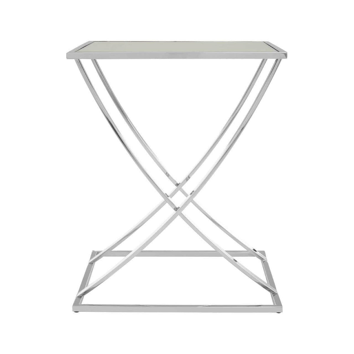 Reena Silver Side Table.