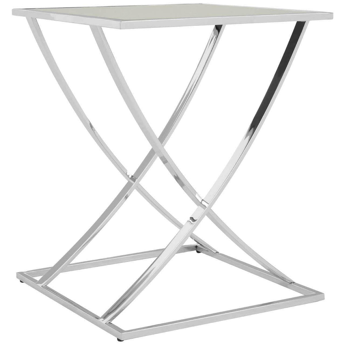 Reena Silver Side Table.
