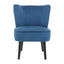 Regents Park Blue Velvet Chair.