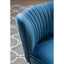 Regents Park Blue Velvet Chair.