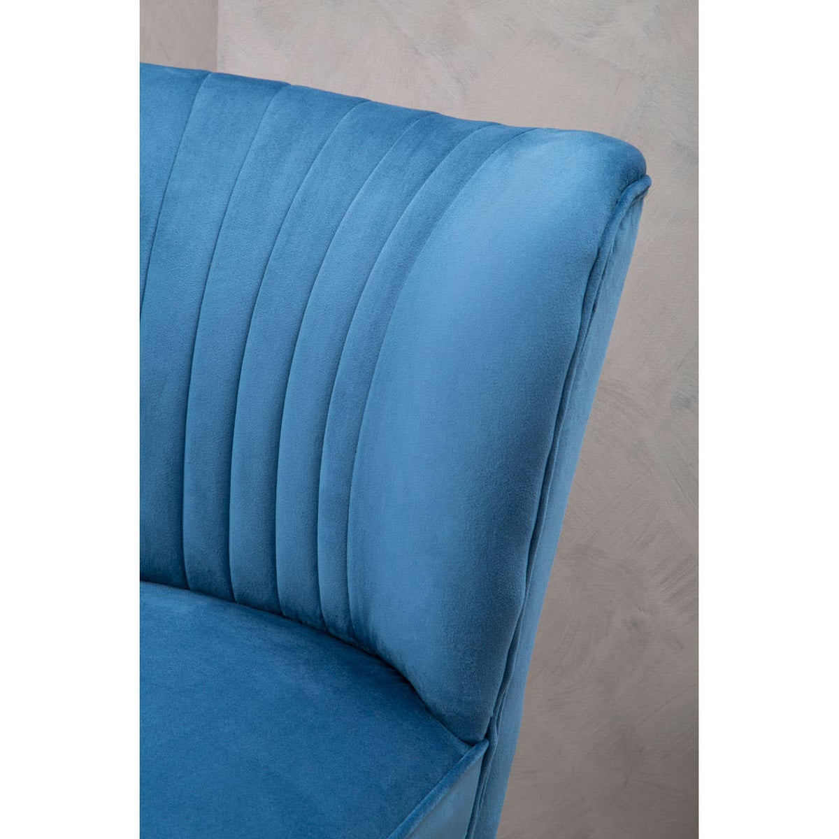 Regents Park Blue Velvet Chair.