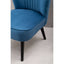 Regents Park Blue Velvet Chair.