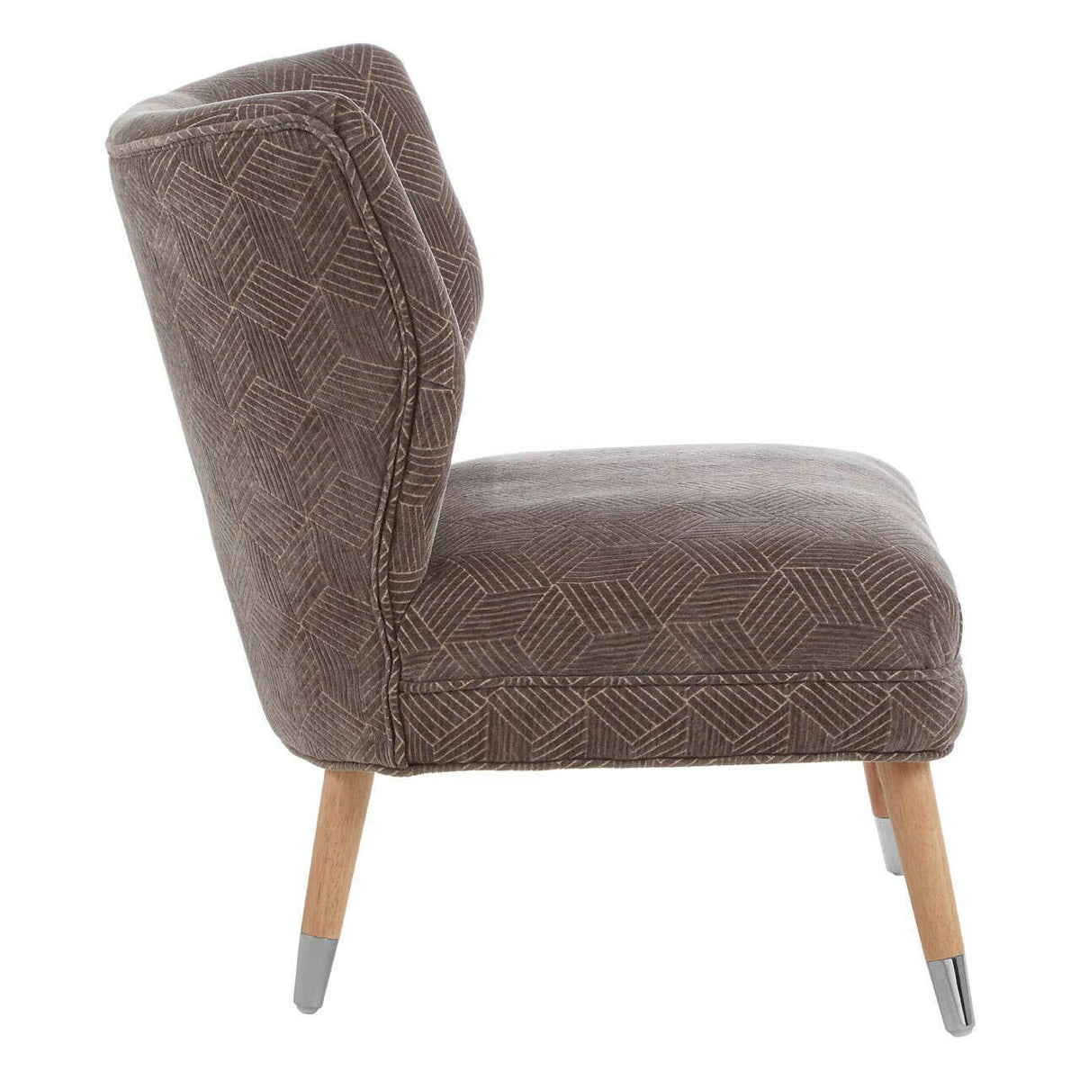 Regents Park Grey Chenille Wingback Chair.