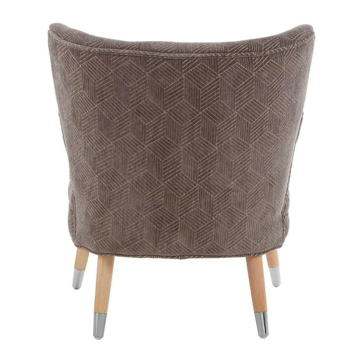 Regents Park Grey Chenille Wingback Chair.