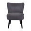Regents Park Grey Velvet Chair.