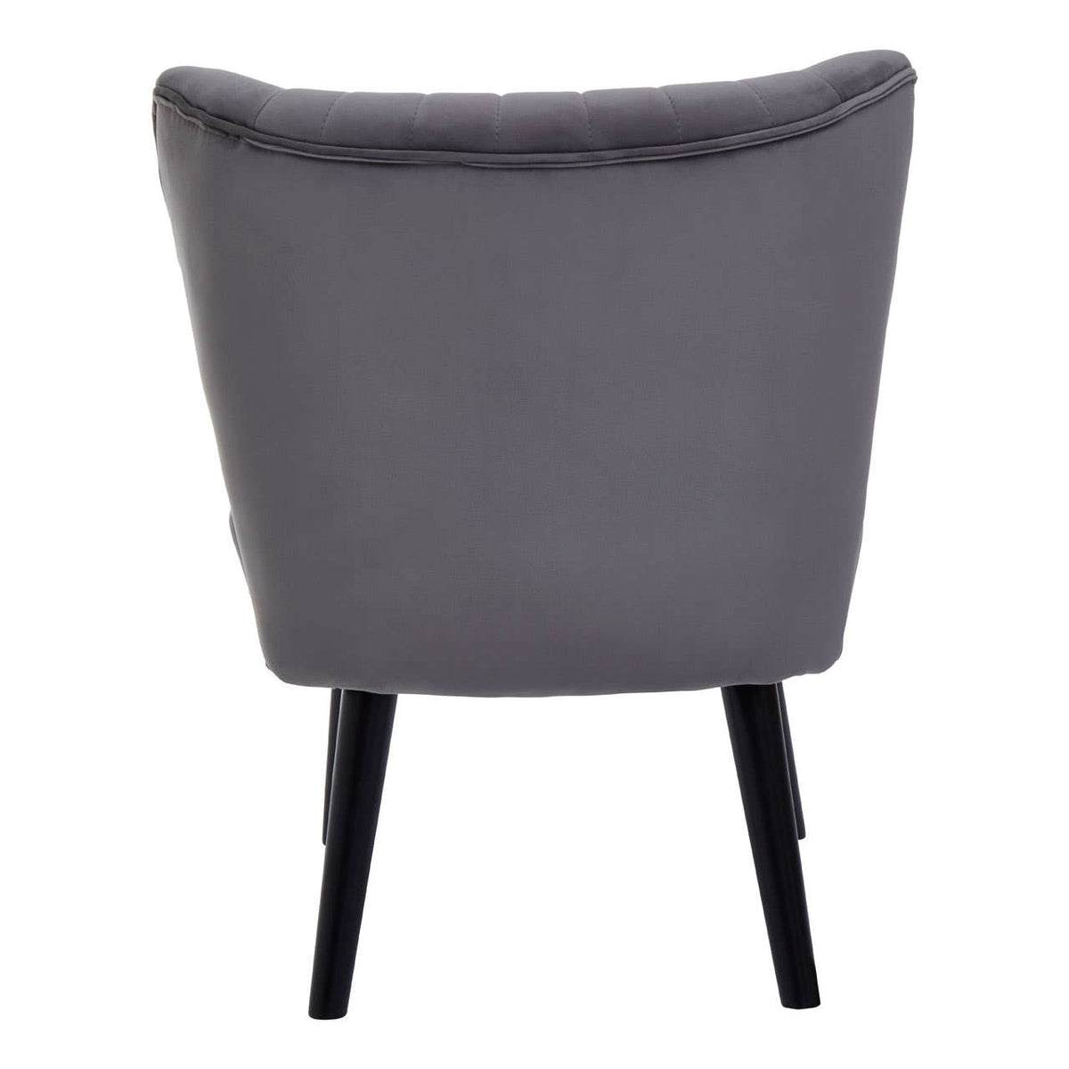 Regents Park Grey Velvet Chair.