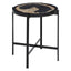 Noosa & Co. Living Relic Petrified Wood and Resin Side Table House of Isabella UK