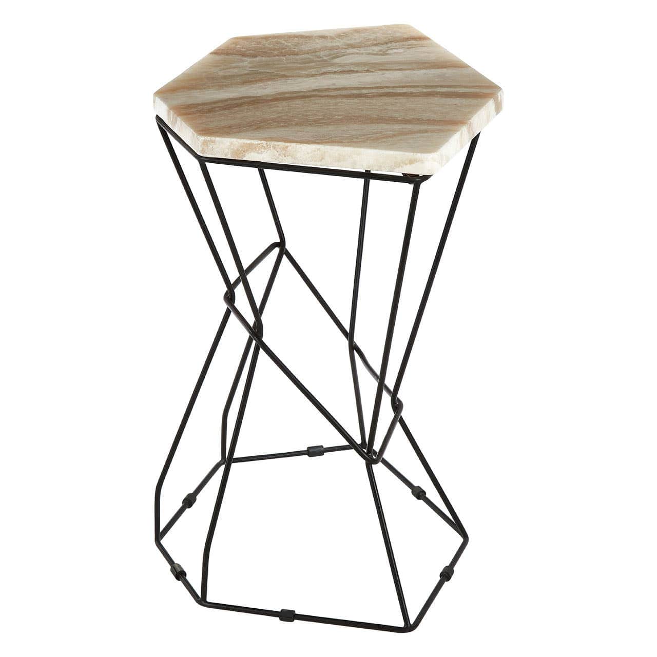 Noosa & Co. Living Relic Side Table With Patterned Top House of Isabella UK