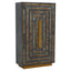 Noosa & Co. Living Roselle Recycled Elm Wood Cabinet With Brass Finish Base House of Isabella UK