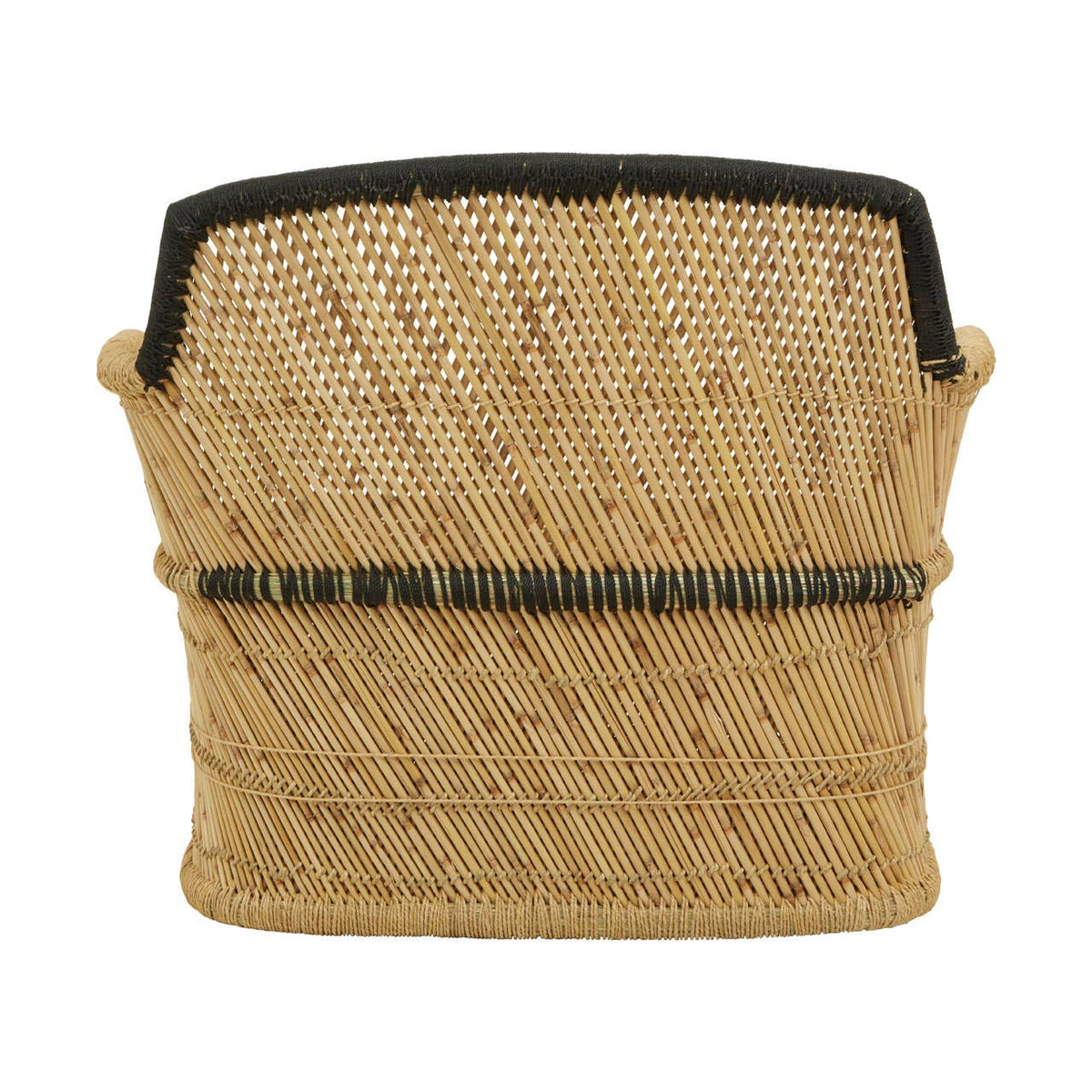 Rowan Two Seater Natural and Black Sofa.