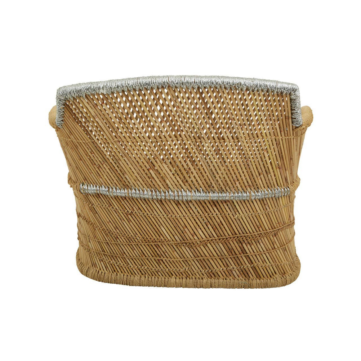 Rowan Two Seater Natural and Silver Sofa.