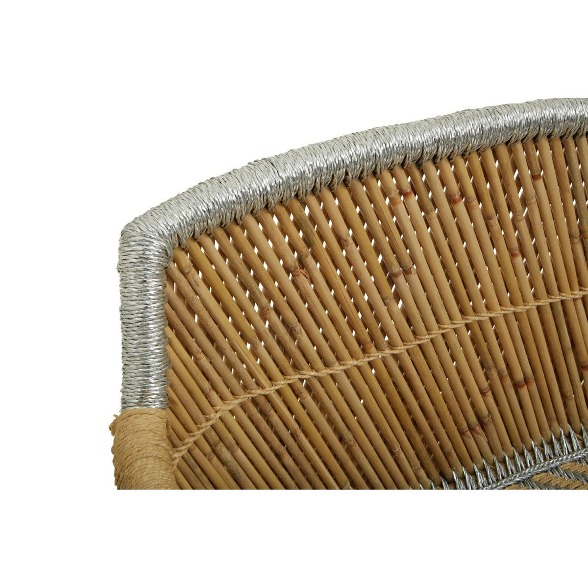 Rowan Two Seater Natural and Silver Sofa.