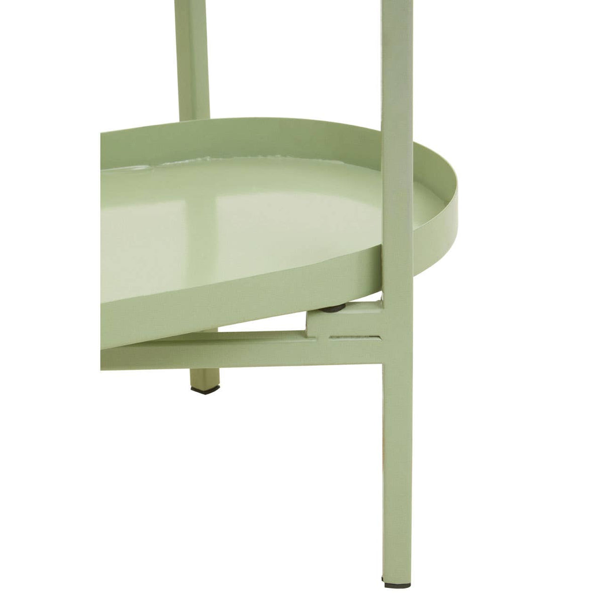 Sabia Green And Gold Iron Console Table.