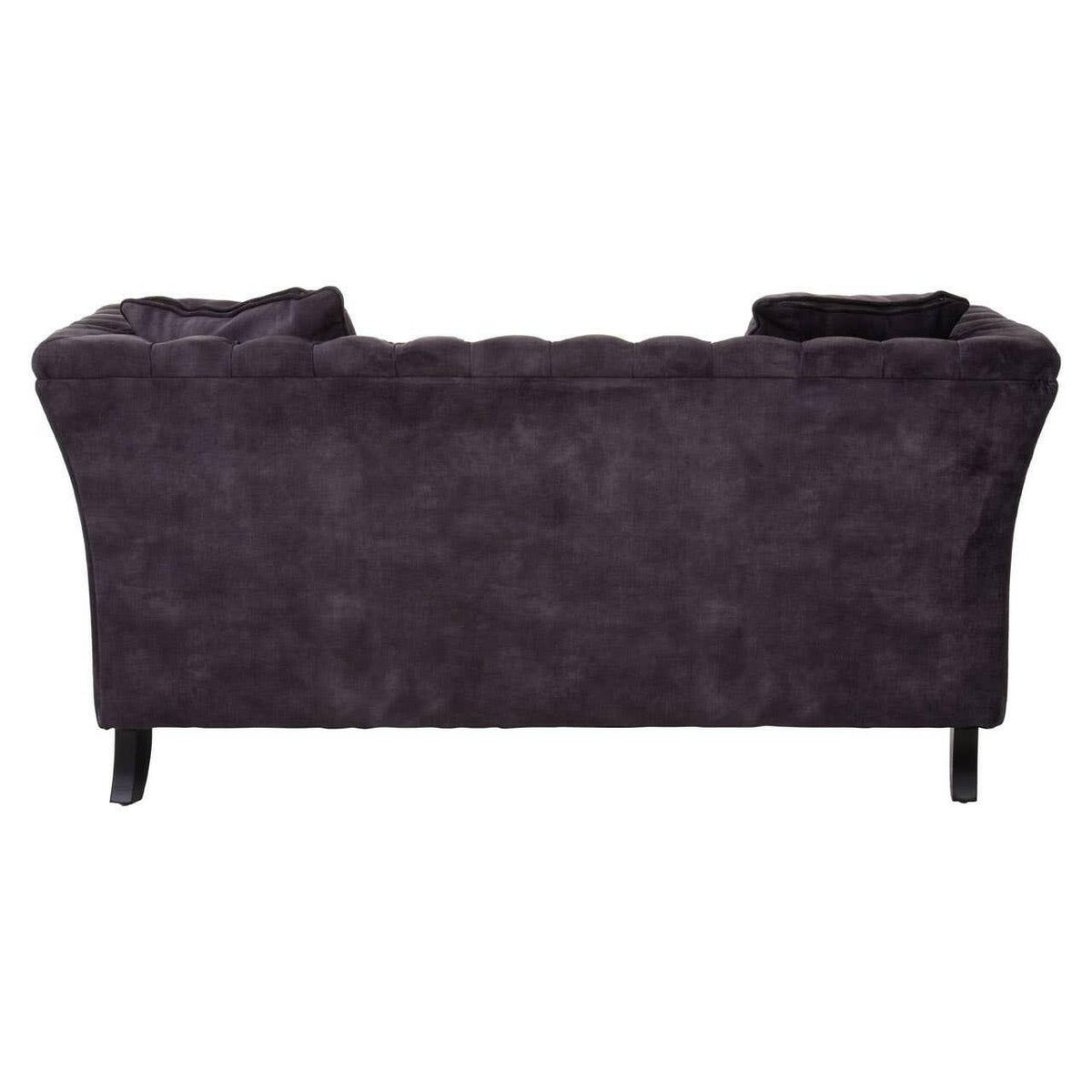 Sabrina Two Seat Grey Velvet Sofa.