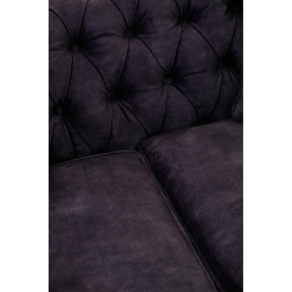 Sabrina Two Seat Grey Velvet Sofa.