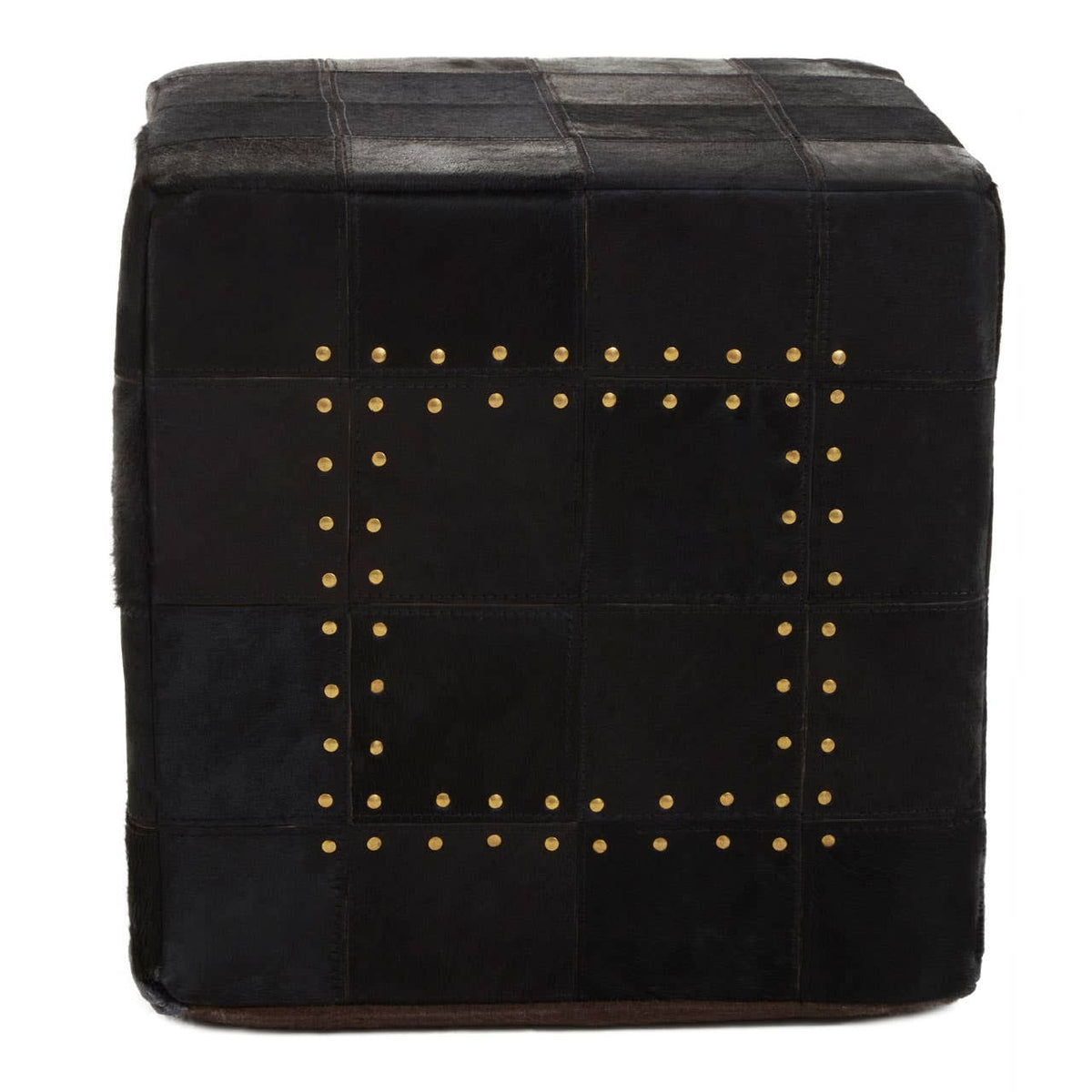 Safira Pouffe With Stud Detail.